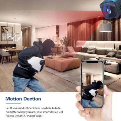 Camera Mini Wifi Trong Nhà Nhỏ Gọn (3)