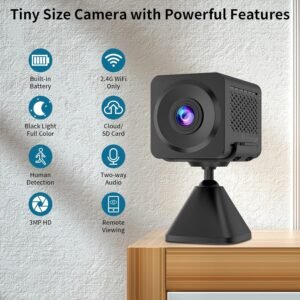 Camera Mini Wifi Trong Nhà Nhỏ Gọn