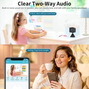 Camera Mini Wifi Trong Nhà Nhỏ Gọn