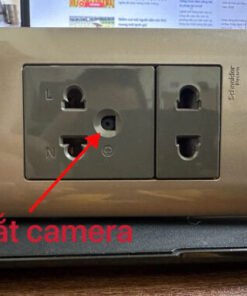 Camera Ngụy Trang ổ Cắm Wifi Schneider Xám