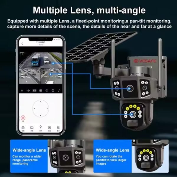 camera năng lượng mặt trời 4G VCS10 hình ảnh thư viện sản phẩm 2