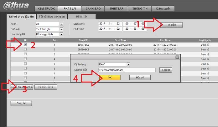 Cách lấy dữ liệu đầu ghi camera từ xa về máy tính tại shopcamerahd