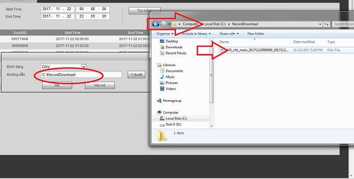 Cách lấy dữ liệu đầu ghi camera từ xa về máy tính tại shopcamerahd