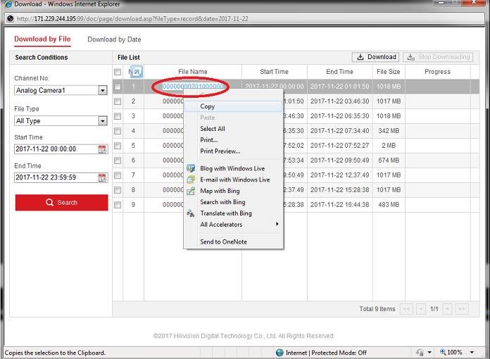 Cách lấy dữ liệu đầu ghi camera từ xa về máy tính tại shopcamerahd