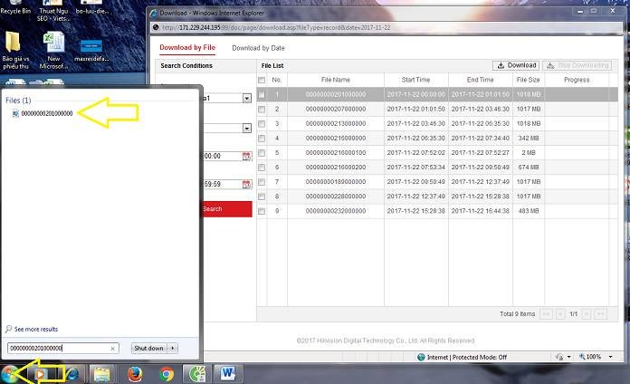 Cách lấy dữ liệu đầu ghi camera từ xa về máy tính tại shopcamerahd