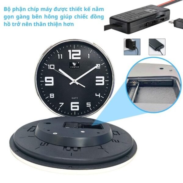 Camera tích hợp camera đồng hồ treo tường ảnh thư viện sản phẩm 12