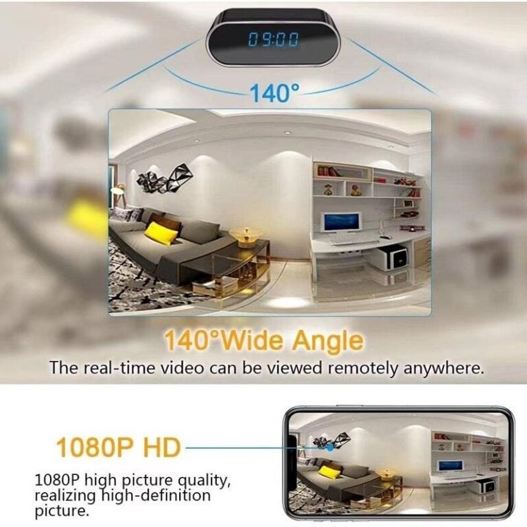 Camera ngụy trang đồng hồ để bàn T12 an toàn - hình ảnh 14