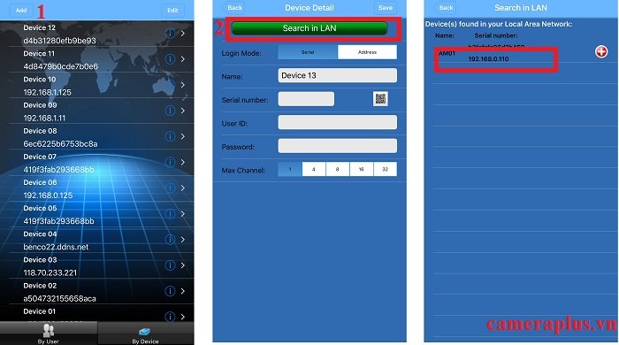 cài đặt xem camera qua mạng wifi 