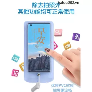 Nhà Máy Chuyên Dụng Chống Camera Vỏ Điện Thoại Trong Suốt Bí Mật Mờ Túi Điện Thoại Chống Candid Pho