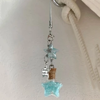 Sâu Biển Bí Mật Chúc Chai Điện Thoại Di Động Mặt Dây Chuyền Túi Camera Móc Khóa Mặt Dây Chuyền Phù Hợp Với Đơn Giản Ngọt Ngào Tay-Made 2025.12.31