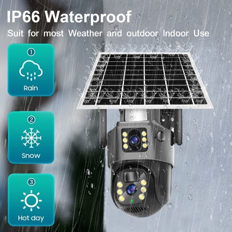 Lắp Camera 4G 2 Mắt PTZ v380 Thẻ Sim Sử Dụng Năng Lượng Mặt Trời VCS03 Giá rẻ hình ảnh sản phẩm 8