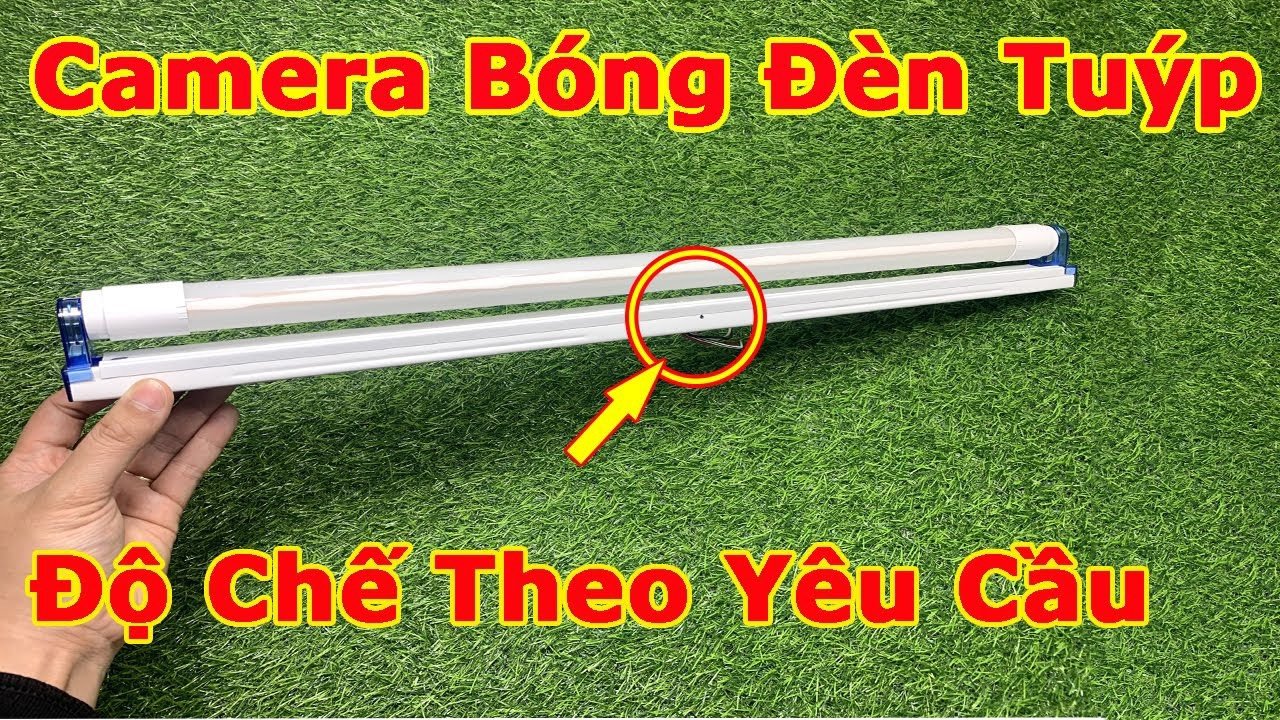 Camera Ngụy Trang Bóng Đèn Tuýp 60cm – 1m2, an toàn - hình ảnh 10