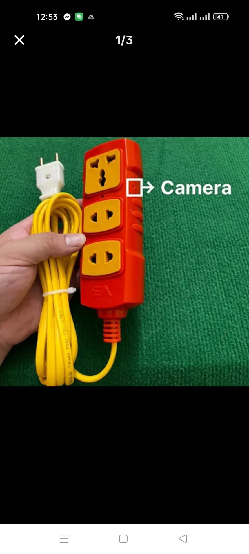 Camera ngụy trang ổ cắm điện cao tần an toàn ảnh 15 Camera ngụy trang ổ cắm điện cao tần an toàn - hình ảnh 15