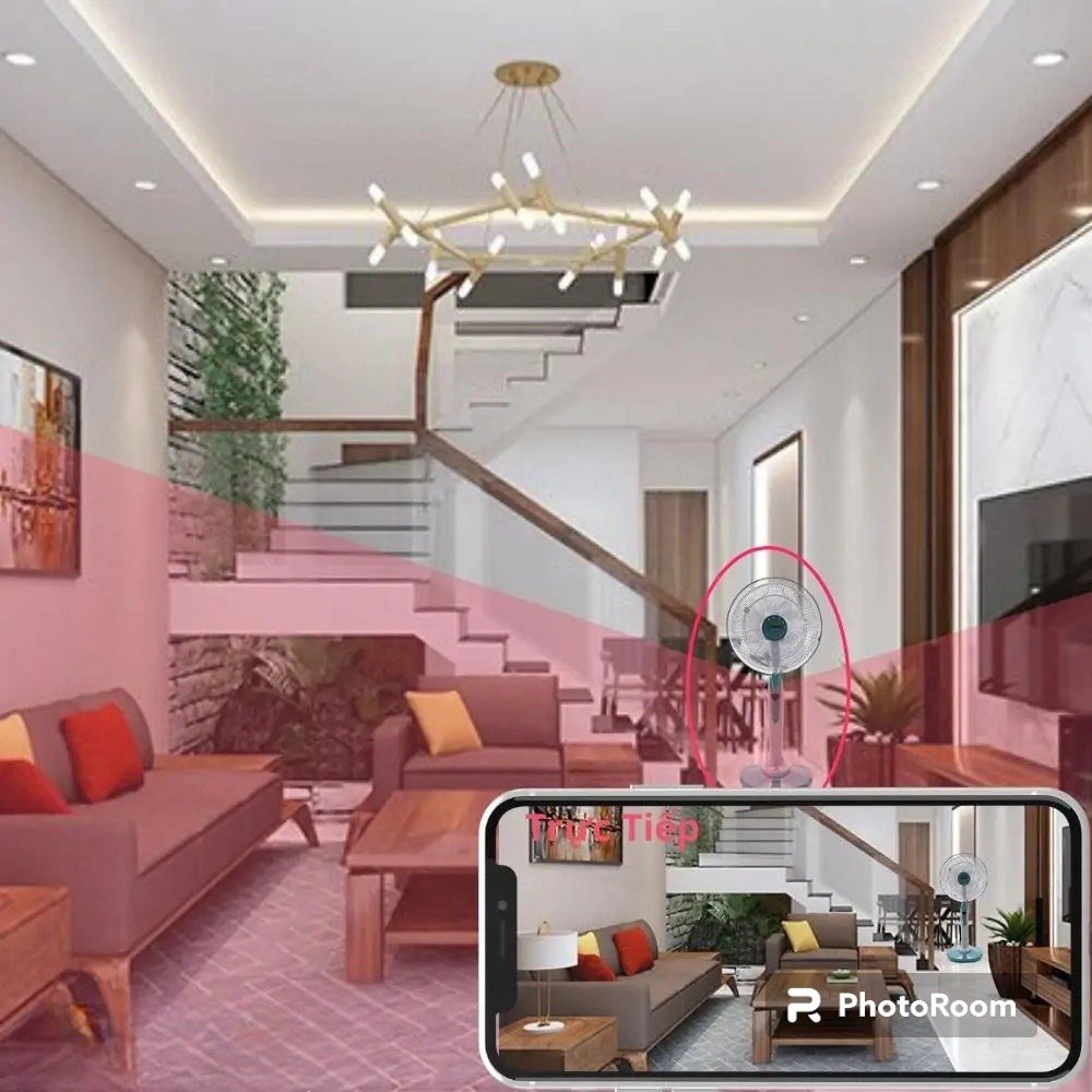 Camera Ngụy Trang Quạt Điện Cây Có Điều Khiển an toàn - hình ảnh 18