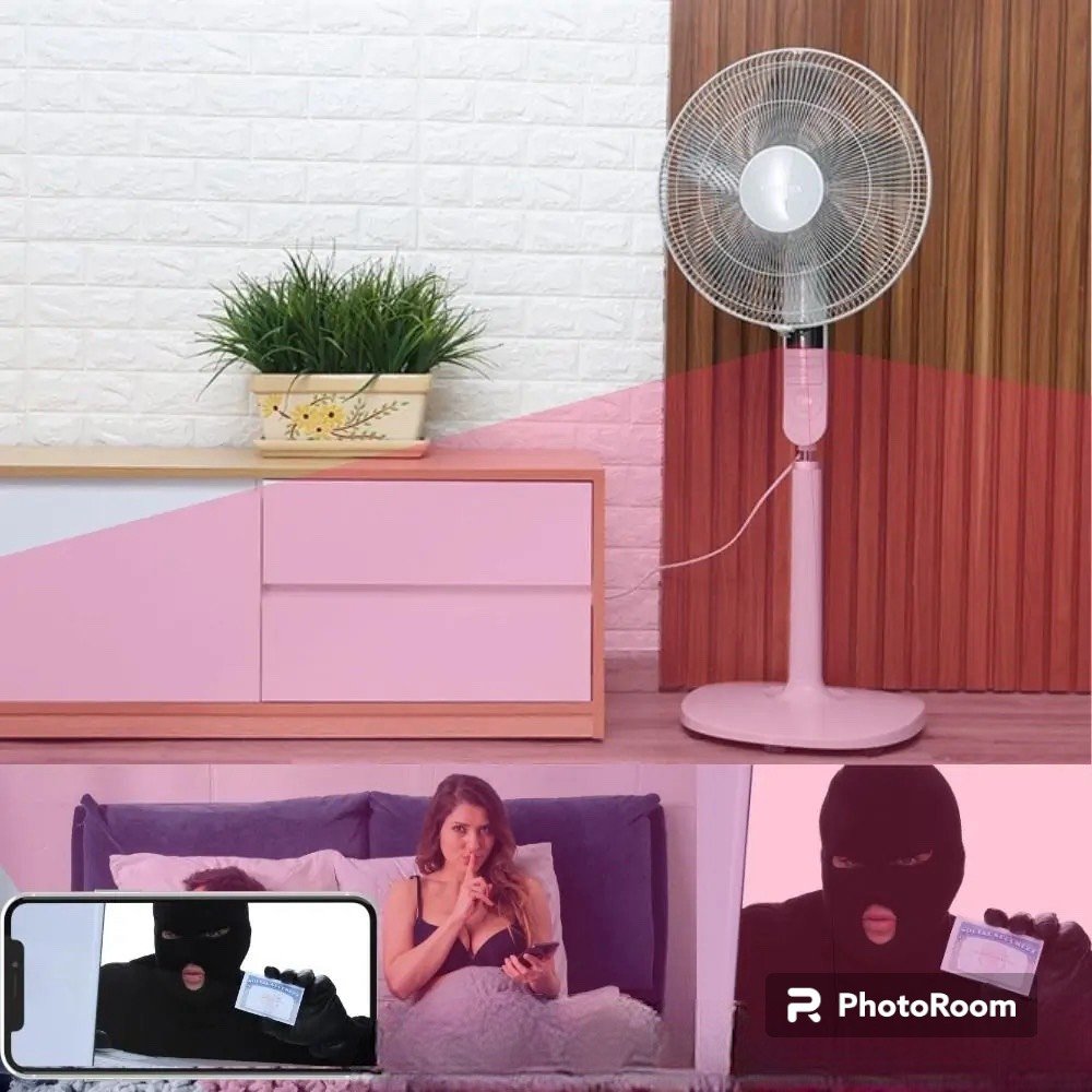 Camera Ngụy Trang Quạt Điện Cây Có Điều Khiển an toàn - hình ảnh 36