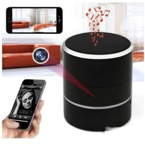 Camera Ngụy Trang Loa Bluetooth Mắt Ẩn Xoay 360 Độ an toàn - hình ảnh 7