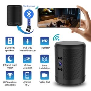 Camera Ngụy Trang Loa Bluetooth. R1 an toàn - hình ảnh 6