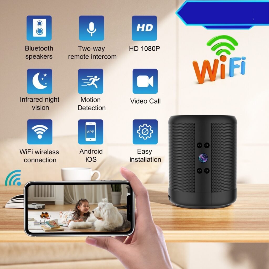 Camera Ngụy Trang Loa Bluetooth. R1 an toàn - hình ảnh 21