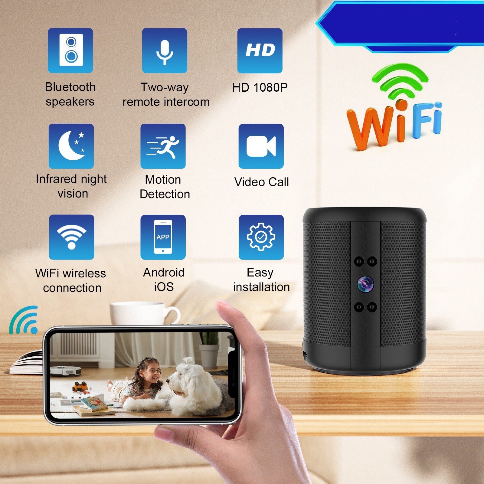 Camera Ngụy Trang Loa Bluetooth. R1 an toàn - hình ảnh 27