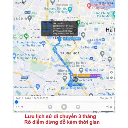 Thiết bị định vị 4G P10 pin 6000mAh GPS mini hình ảnh thực tế 24