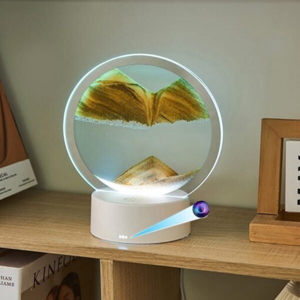 Đèn Ngủ LED 3D Cát Chảy Tích Hợp Camera 4G Dùng Sim