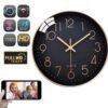 Đồng Hồ Treo Tường Tích Hợp Camera 4G Dùng Sim Quan Sát An Ninh