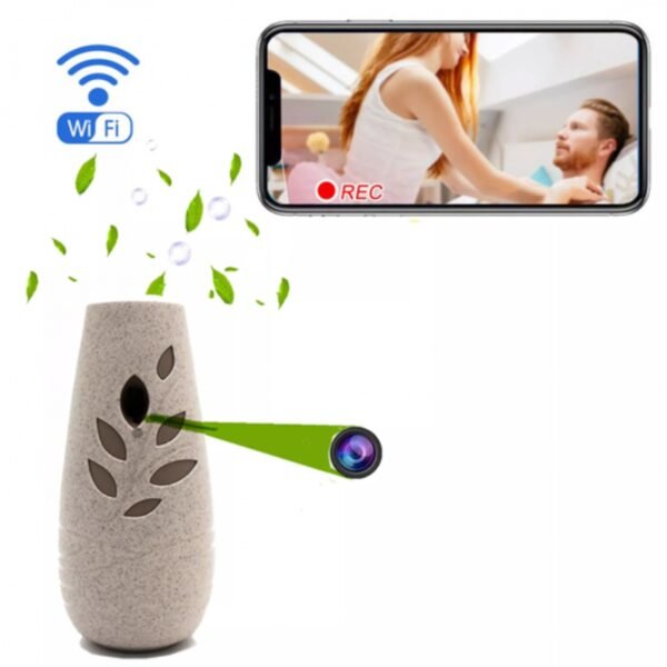 Binh Hoa Tich Hop Camera Sieu Nho Khong Day Quan Sat An Ninh Tu Xa 1