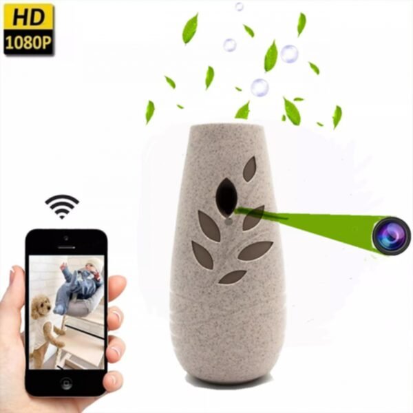 Binh Hoa Tich Hop Camera Sieu Nho Khong Day Quan Sat An Ninh Tu Xa 2