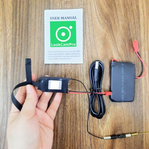 Camera Cúc Áo V99R – bố trí module V99R và dây ống kính