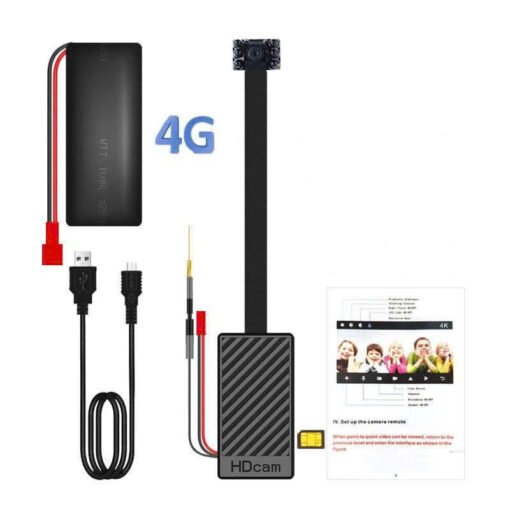 Camera Mini Siêu Nhỏ 4G Dùng Sim Hồng Ngoại
