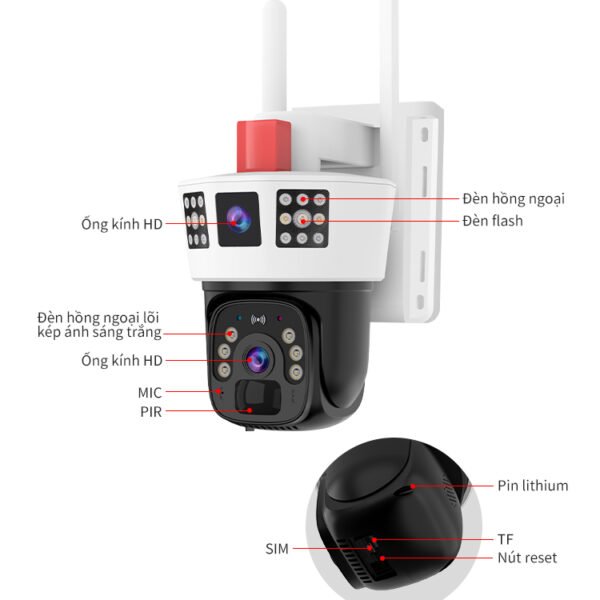 Camera Nang Luong Sim 4G Bg66Tr 33