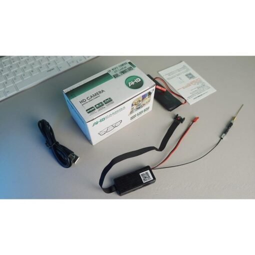 Camera V99Plus – module V99Plus cùng pin và dây kết nối