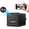 Cốc Sạc iPhone Tích Hợp Camera – mặt trước và vị trí ống kính