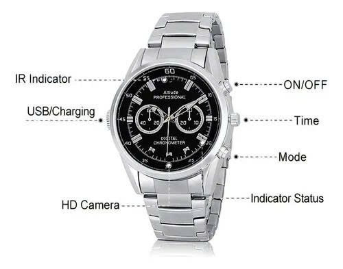 Dây Bạc Kim Loại S13 Tích Hợp Camera