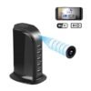 Đốc Sạc Ổ Cắm USB Tích Hợp Camera – vị trí ống kính trên đốc sạc USB được minh họa