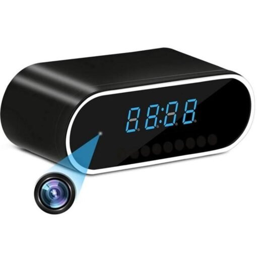 Đồng Hồ Để Bàn T12 Tích Hợp Camera – Vị trí camera trên đồng hồ để bàn T12