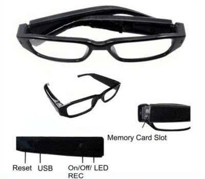 Mắt Kính Tích Hợp Camera – ảnh 3 Các nút, cổng sạc và khe thẻ trên mắt kính – Mắt Kính Tích Hợp Camera