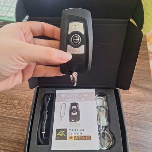 Móc Khóa K800 Pro Tích Hợp Camera – ảnh 3 Móc Khóa K800 Pro Tích Hợp Camera – Bộ sản phẩm K800 Pro trong hộp