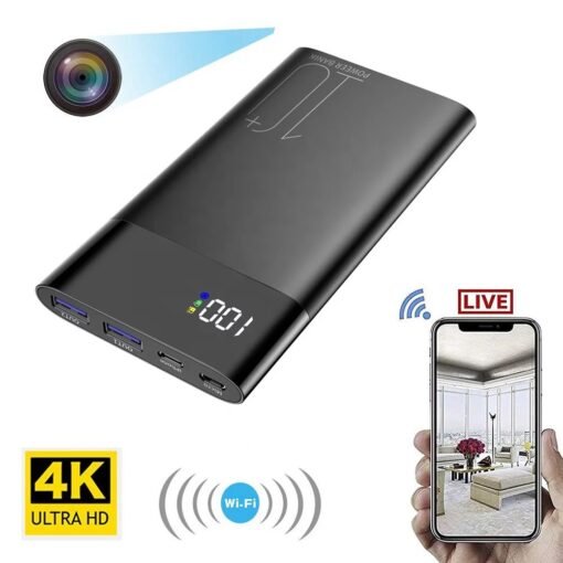 Sạc Dự Phòng H20 Pro Tích Hợp Camera – vị trí ống kính và khả năng kết nối điện thoại của H20 Pro