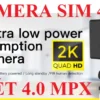 Camera 4G dạng 2K 4.0MP - Thiết bị an ninh thông minh giám sát từ xa