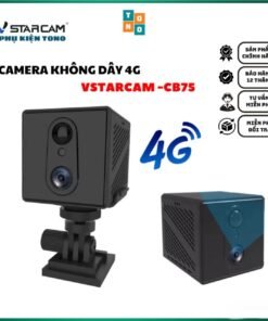 Camera 4G dạng CB75 giám sát an ninh và bảo vệ nhà cửa