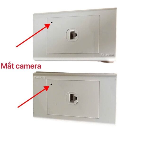 Camera an ninh mini dạng âm tường cổng LAN 4K WiFi - Giải pháp quan sát từ xa an ninh gia đình