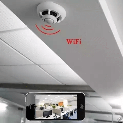 Camera an ninh mini dạng báo khói 4K không dây - Bảo vệ gia đình quan sát từ xa
