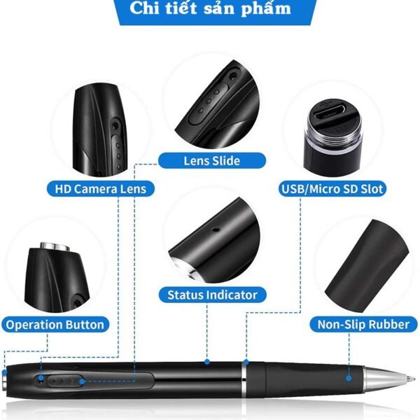 Camera an ninh mini dạng bút V10 1080P WiFi - Thiết bị an ninh thông minh cho nhà cửa ảnh sản phẩm số 25