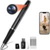 Camera an ninh mini dạng bút viết 1080P WiFi - Thiết bị an ninh thông minh cho nhà cửa