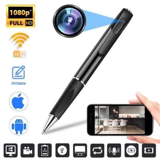 Camera an ninh mini dạng bút viết 2K WiFi - An ninh gia đình giám sát cửa hàng ảnh sản phẩm số 2