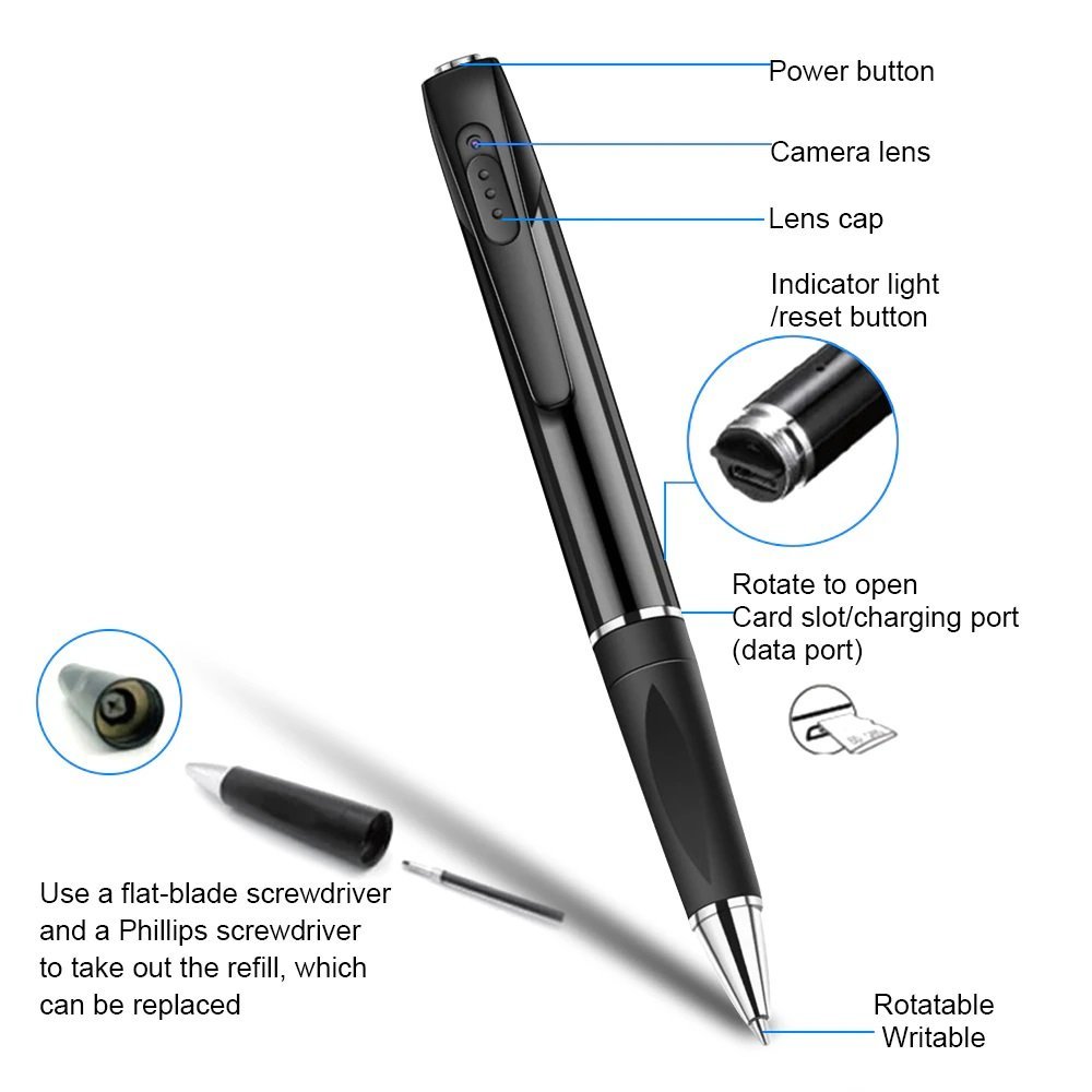 Camera an ninh mini dạng bút viết 2K WiFi – An ninh gia đình giám sát cửa hàng ảnh sản phẩm số 22 Camera an ninh mini dạng bút viết 2K WiFi - An ninh gia đình giám sát cửa hàng ảnh sản phẩm số 22