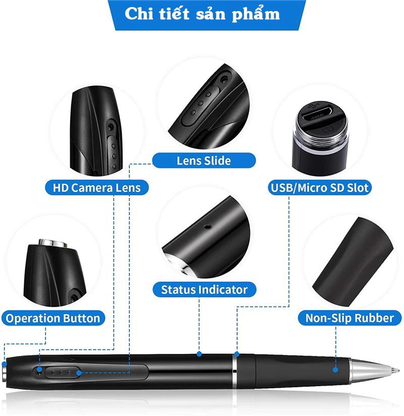 Camera an ninh mini dạng bút viết 2K WiFi – An ninh gia đình giám sát cửa hàng ảnh sản phẩm số 25 Camera an ninh mini dạng bút viết 2K WiFi - An ninh gia đình giám sát cửa hàng ảnh sản phẩm số 25