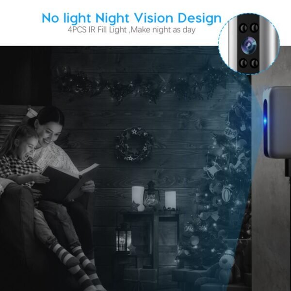 Camera an ninh mini dạng cốc sạc 4K WiFi - Thiết bị an ninh thông minh cho nhà cửa ảnh sản phẩm số 42