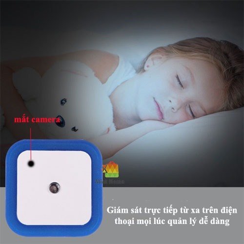 Camera an ninh mini dạng đèn ngủ 1080P WiFi - Giám sát an ninh bảo vệ nhà cửa